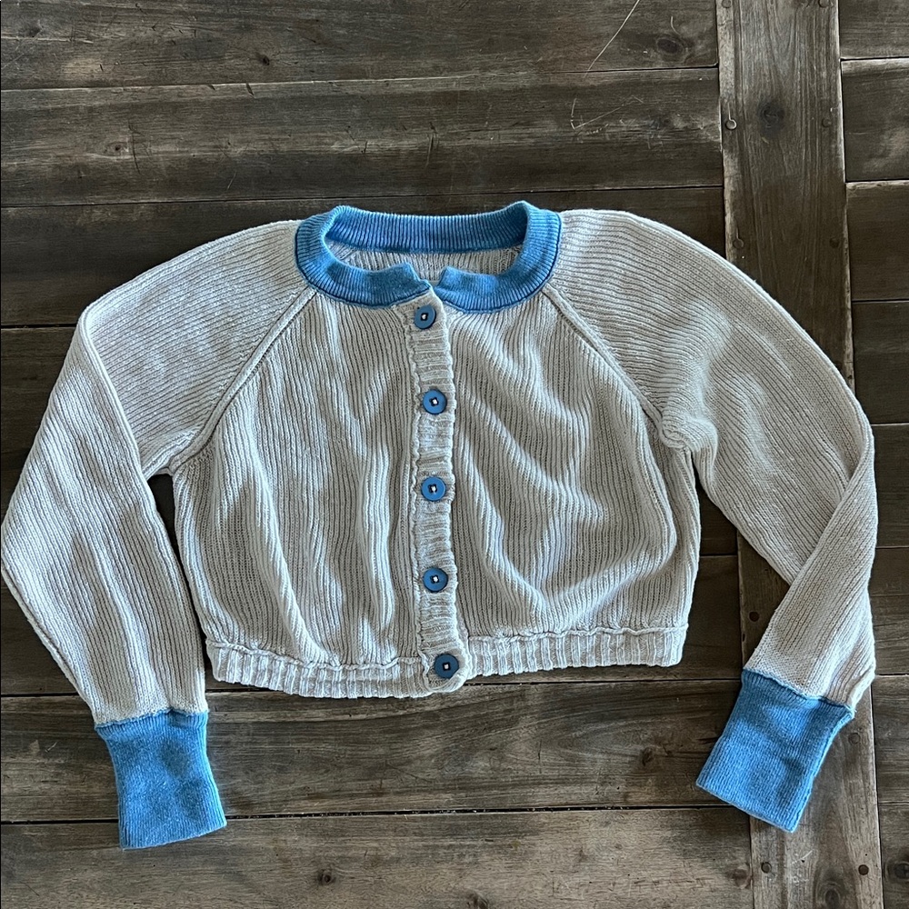 Free People Lili Linen Cardi